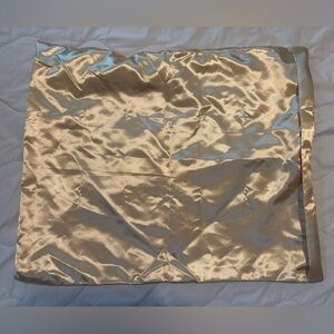 New, Gold Satin Pillow Case